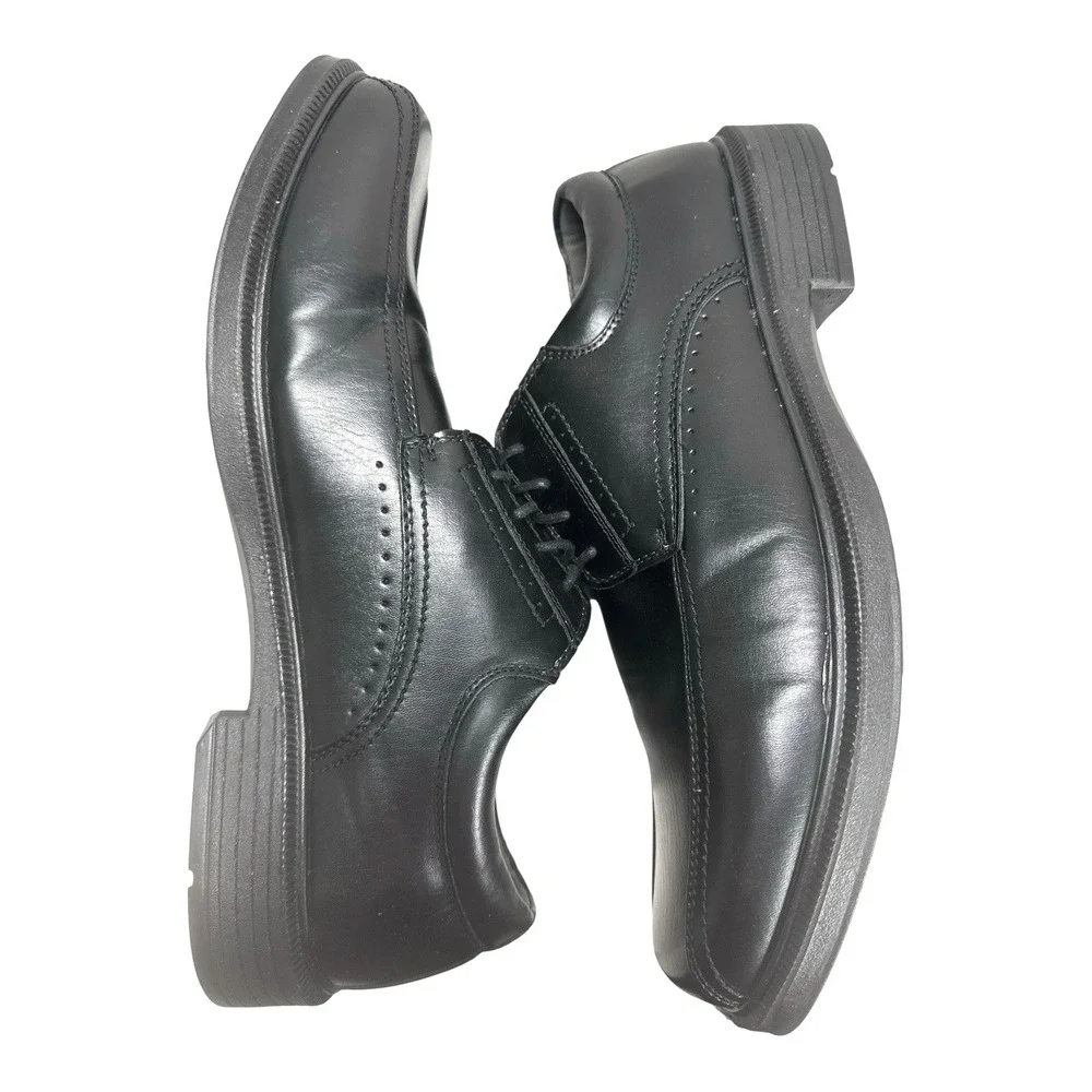 Deer Stags Williamsburg Dress‎ Oxfords – Modern Bicycle Toe, Black, Size 14W
